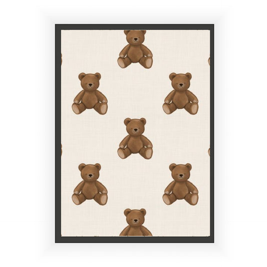 Brown Teddy Print