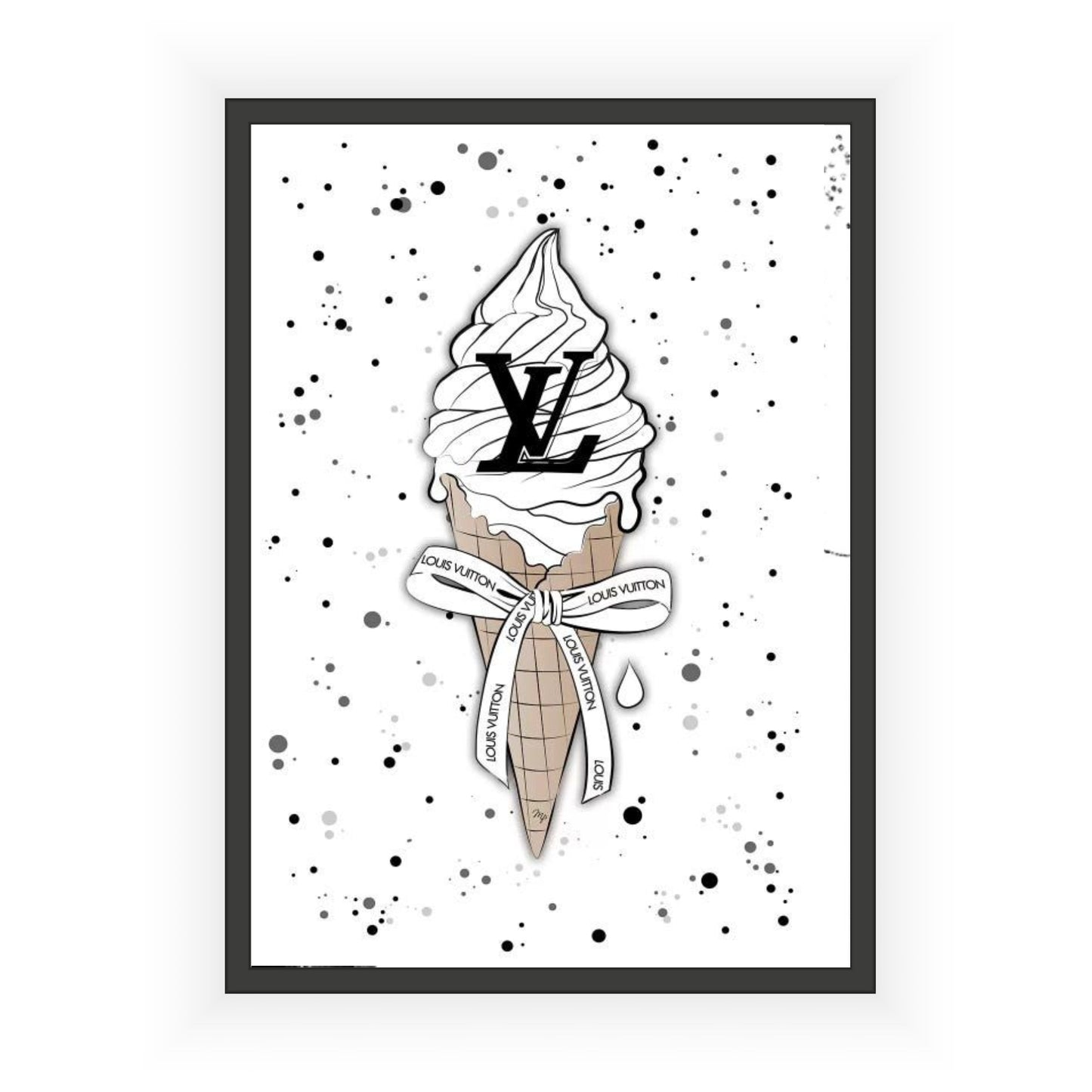 LV Ice Cream Print