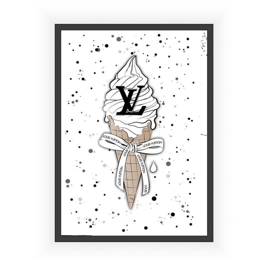 LV Ice Cream Print