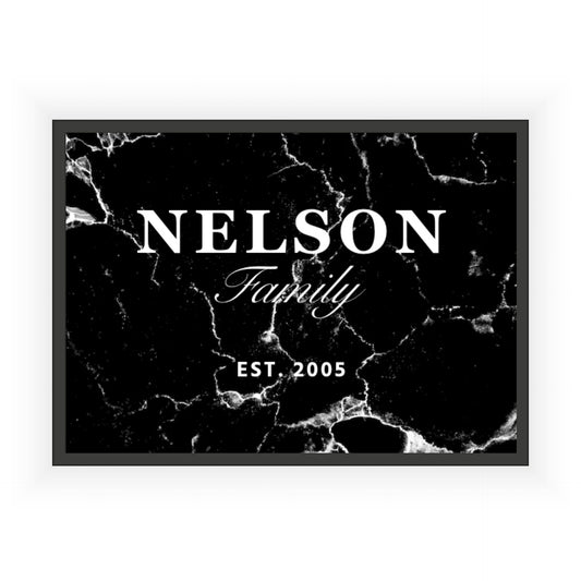 Personalised Marble Family Print